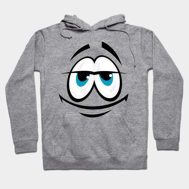 comic cartoon funny face Hoodie by MNZStar